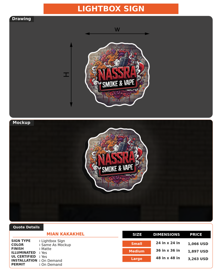 CUSTOM MOCKUP SIGN FOR Mian Kakakhel