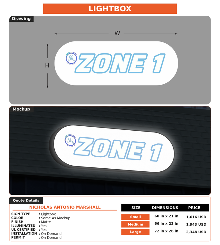 CUSTOM MOCKUP SIGN FOR Nicholas Antonio Marshall