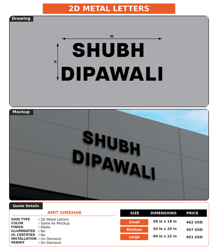 CUSTOM MOCKUP SIGN FOR Amit Shekhar