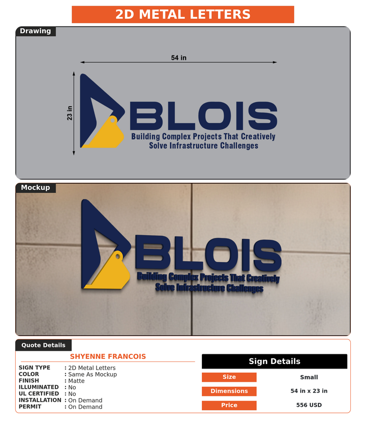 CUSTOM MOCKUP SIGN FOR Shyenne Francois