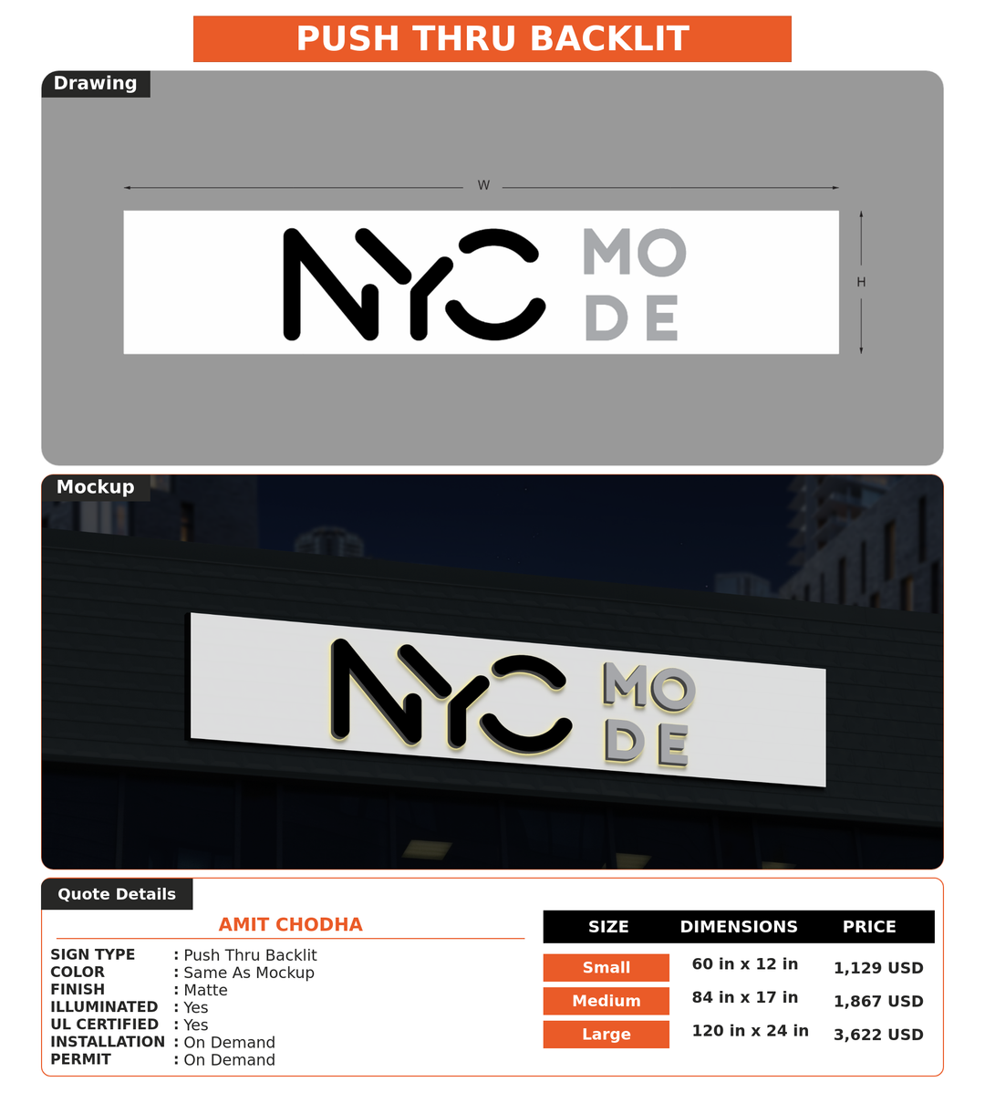 CUSTOM MOCKUP SIGN FOR Amit Chodha