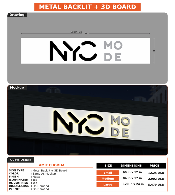 CUSTOM MOCKUP SIGN FOR Amit Chodha