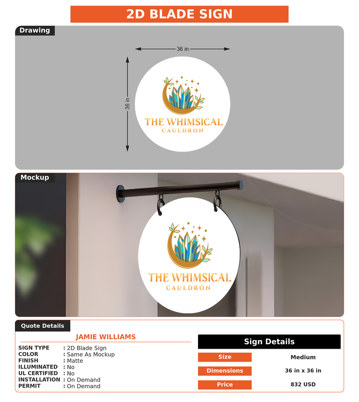 CUSTOM MOCKUP SIGN FOR Jamie Williams