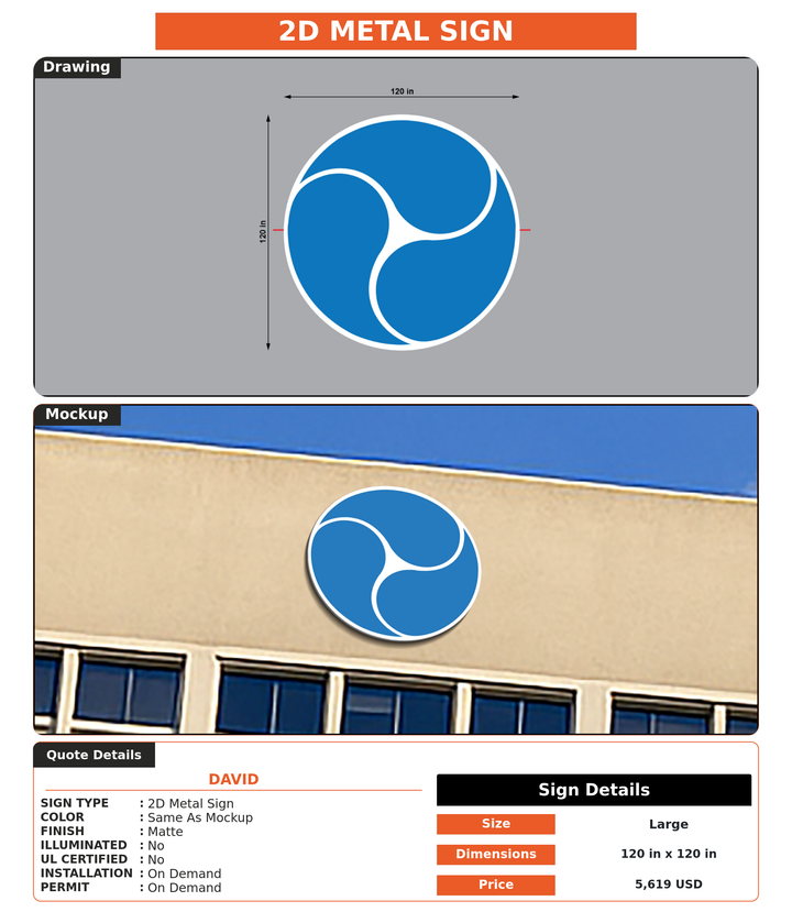 CUSTOM MOCKUP SIGN FOR david