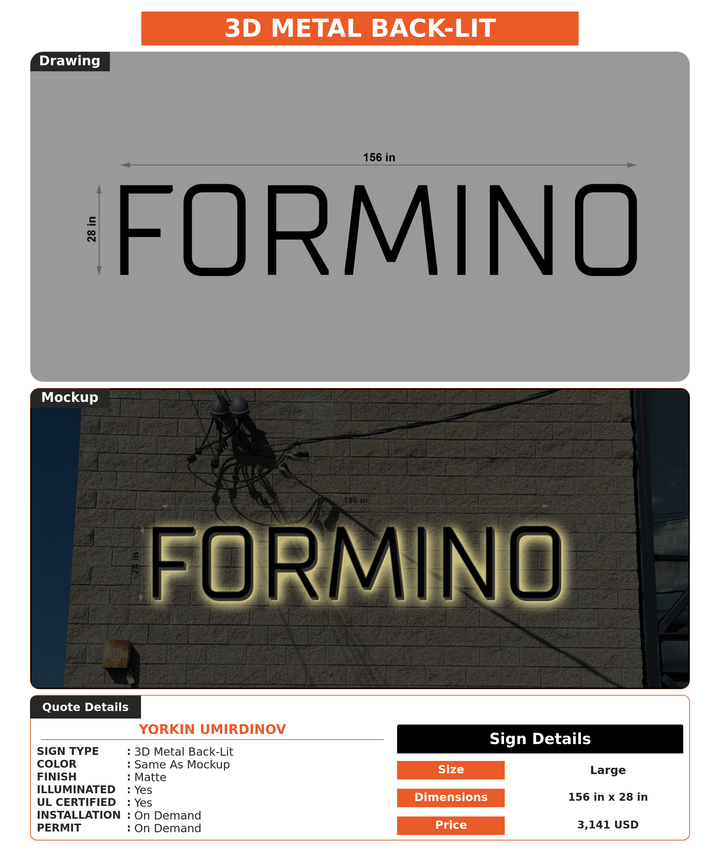 CUSTOM MOCKUP SIGN FOR Yorkin Umirdinov