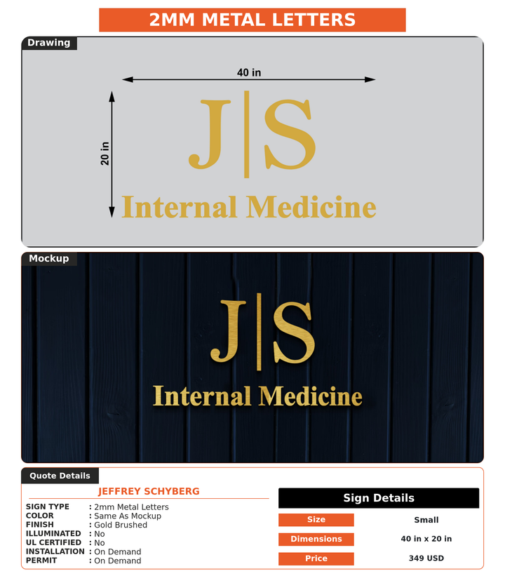 CUSTOM MOCKUP SIGN FOR Jeffrey Schyberg