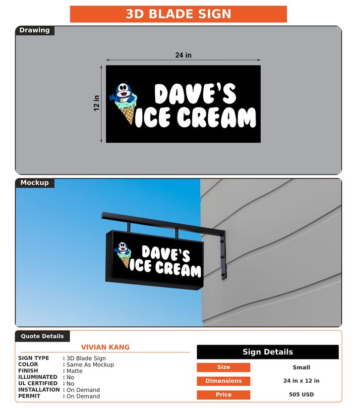 CUSTOM MOCKUP SIGN FOR Vivian Kang