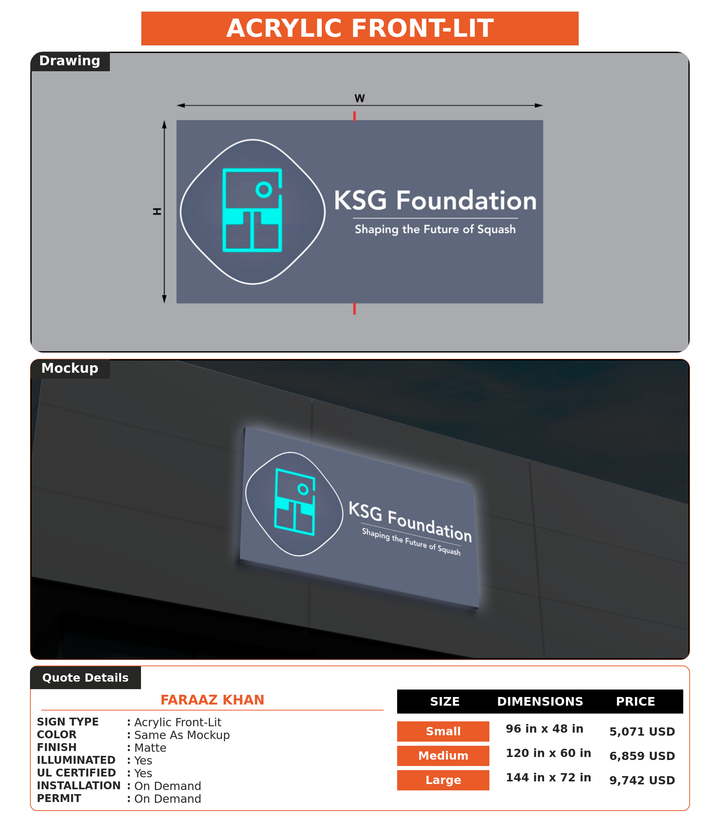 CUSTOM MOCKUP SIGN FOR Faraaz Khan