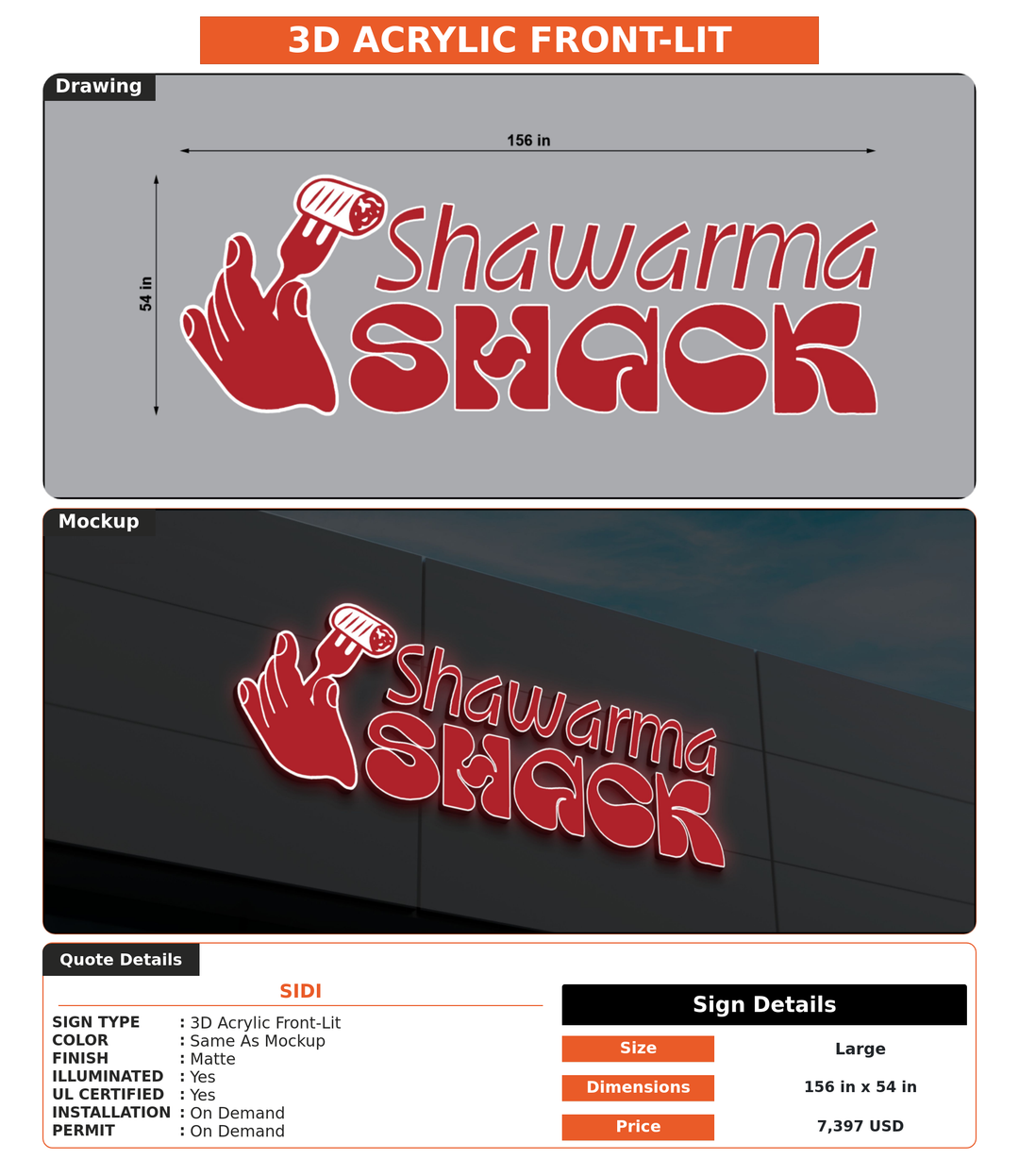 CUSTOM MOCKUP SIGN FOR Sidi