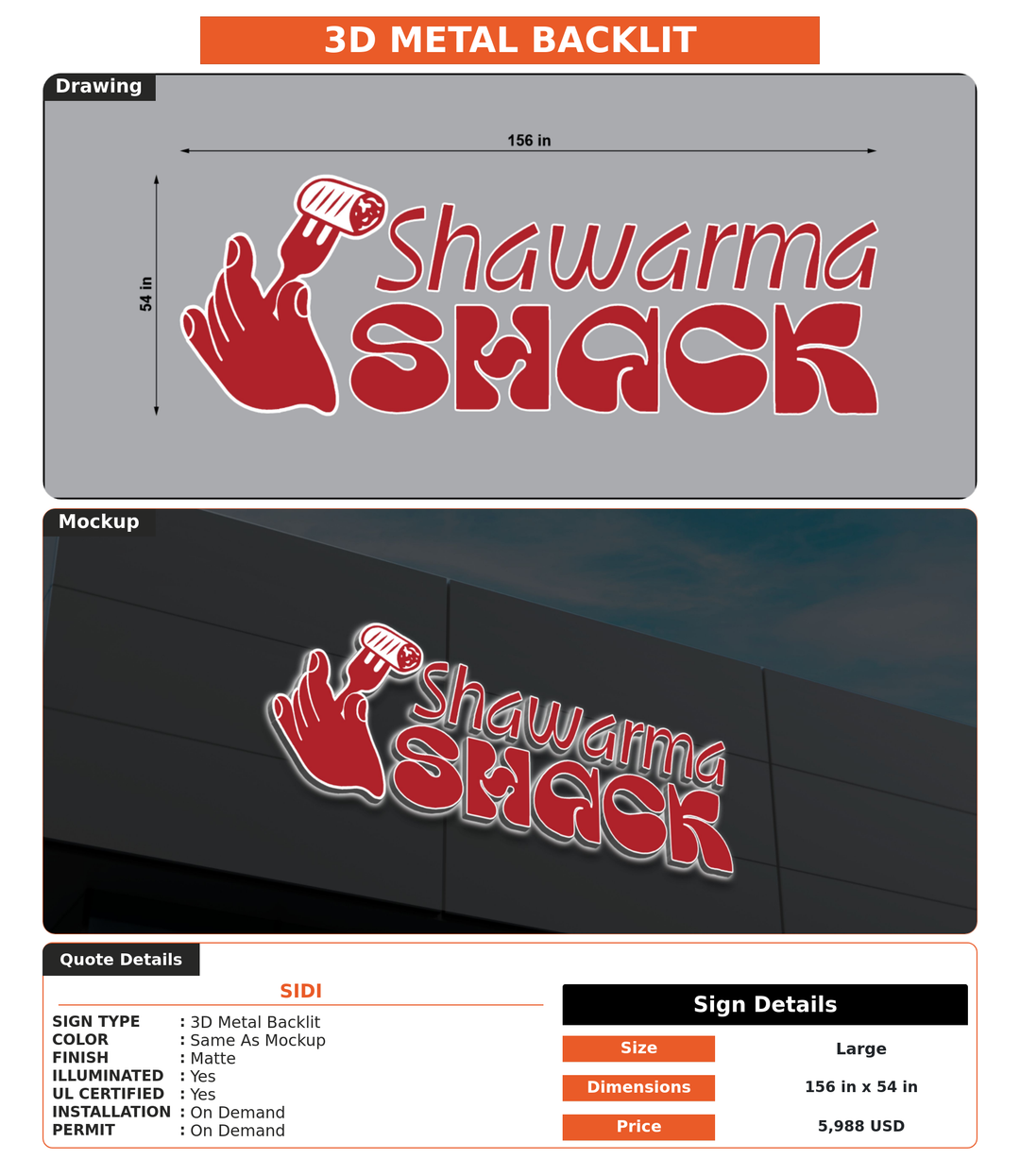 CUSTOM MOCKUP SIGN FOR Sidi