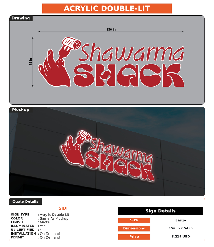CUSTOM MOCKUP SIGN FOR Sidi