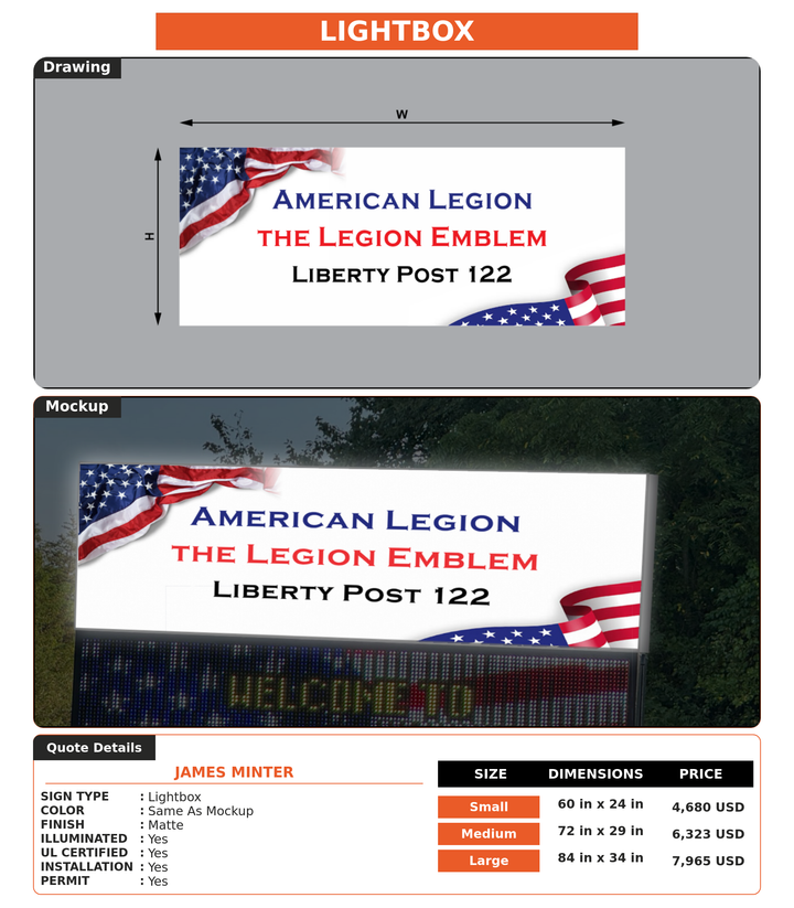 CUSTOM MOCKUP SIGN FOR James Minter