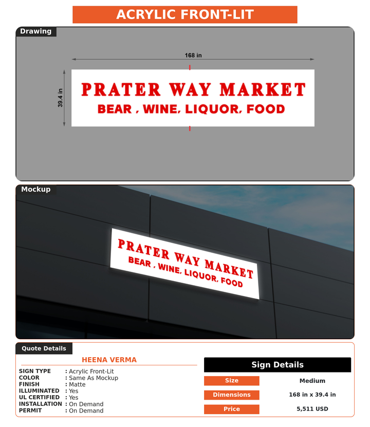 CUSTOM MOCKUP SIGN FOR Heena Verma
