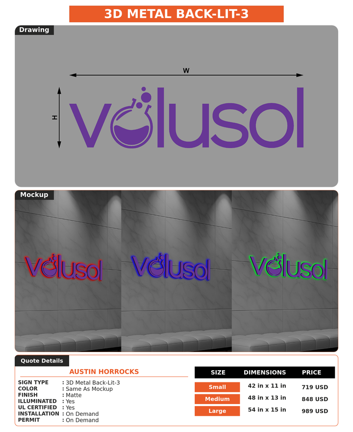 CUSTOM MOCKUP SIGN FOR Austin Horrocks