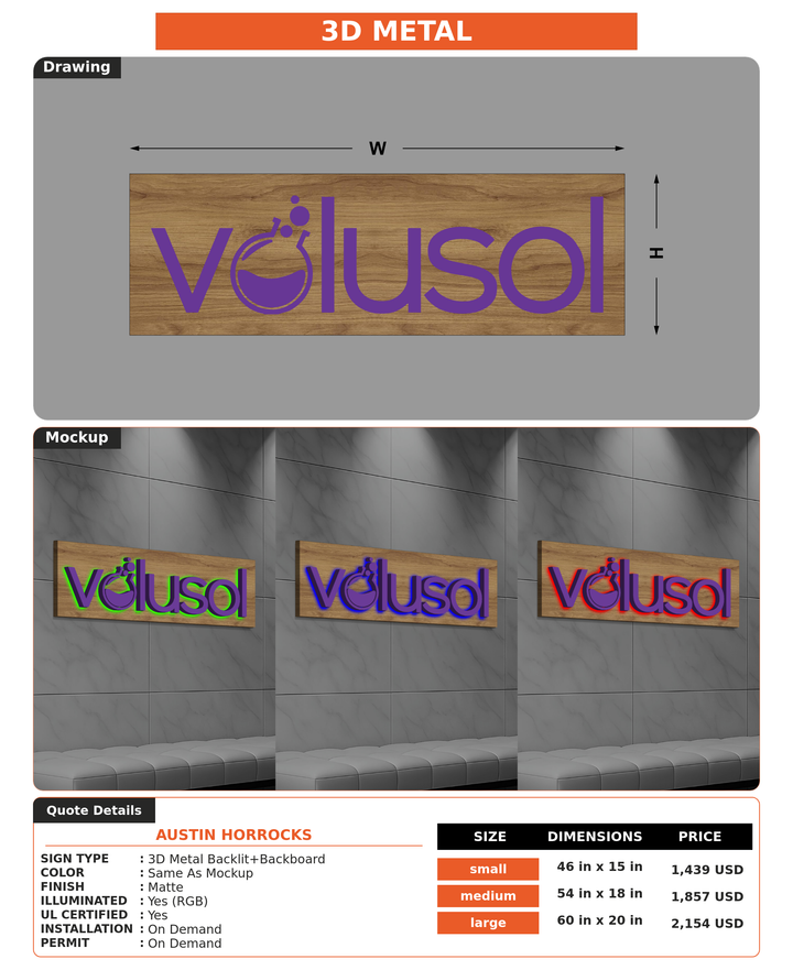 CUSTOM MOCKUP SIGN FOR Austin Horrocks