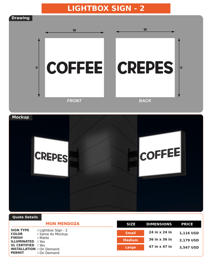 CUSTOM MOCKUP SIGN FOR Mon Mendoza