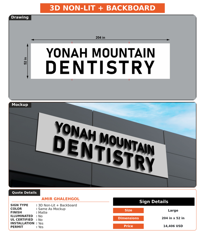 CUSTOM MOCKUP SIGN FOR Amir Ghalehgol