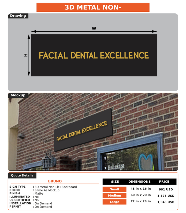 CUSTOM MOCKUP SIGN FOR Bruno
