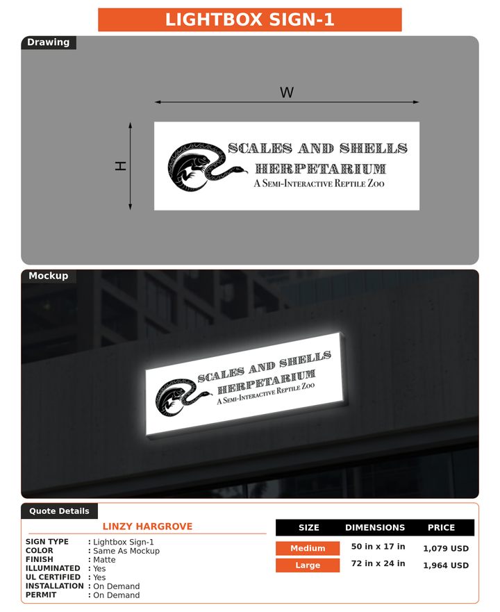 CUSTOM MOCKUP SIGN FOR Linzy Hargrove