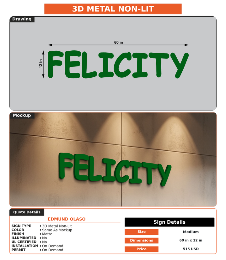 CUSTOM MOCKUP SIGN FOR Edmund Olaso