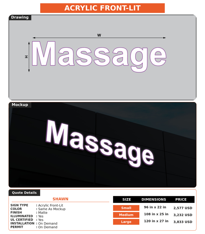 CUSTOM MOCKUP SIGN FOR Shawn