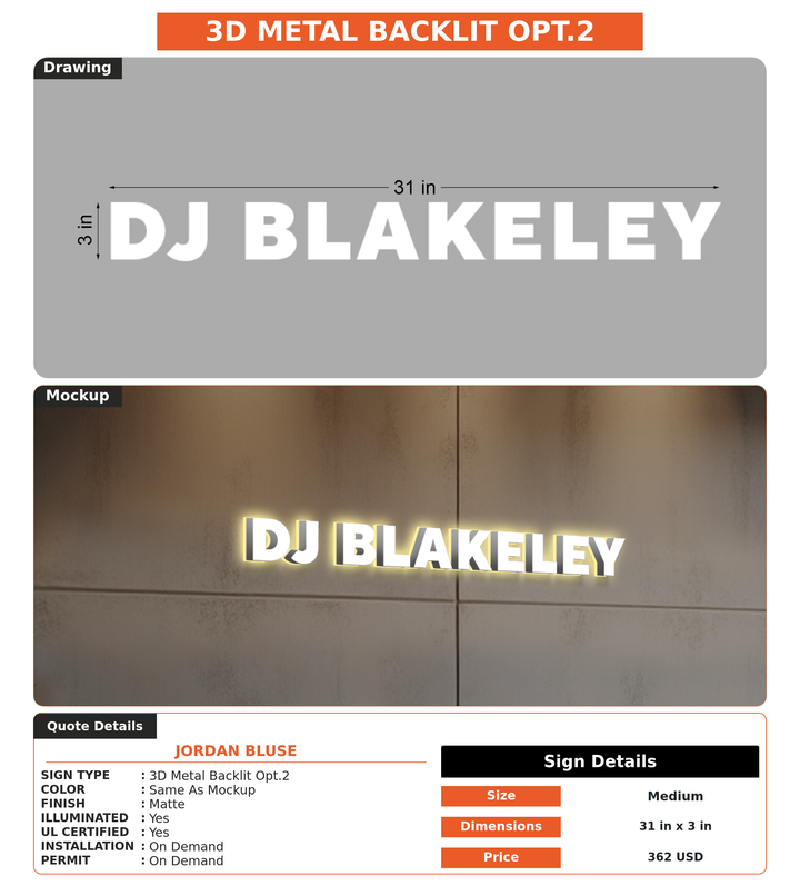 CUSTOM MOCKUP SIGN FOR Jordan Bluse