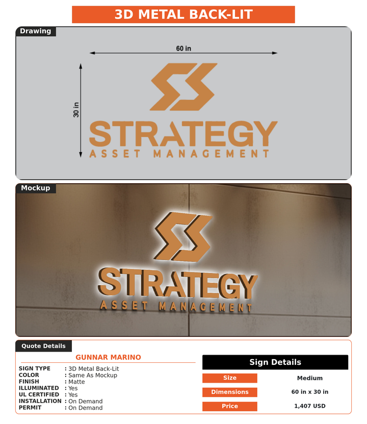 CUSTOM MOCKUP SIGN FOR Gunnar Marino