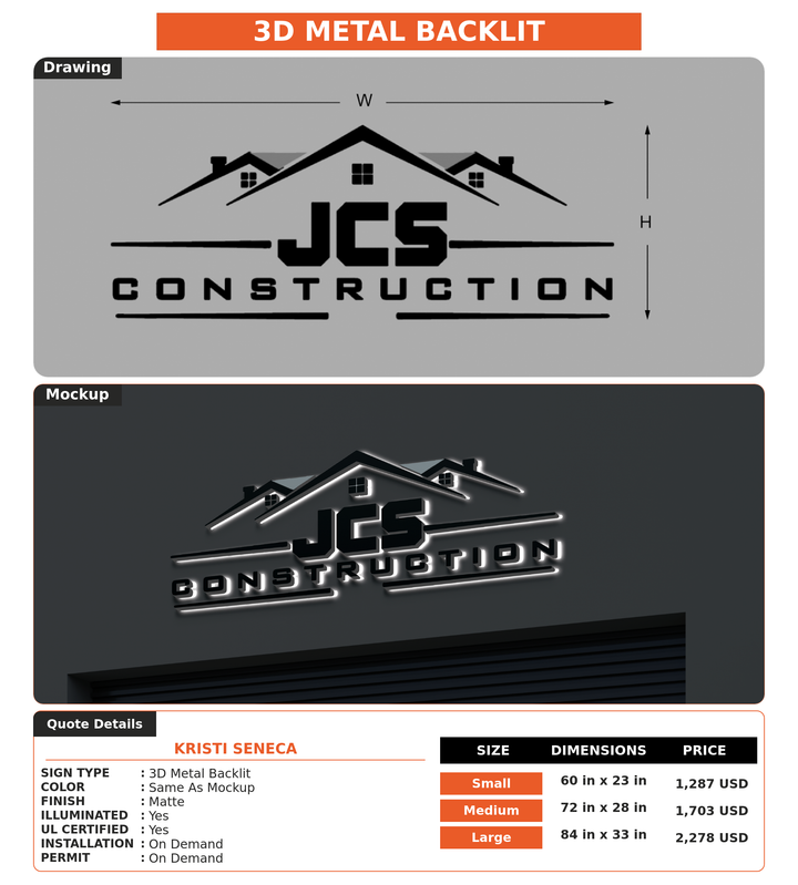CUSTOM MOCKUP SIGN FOR Kristi Seneca