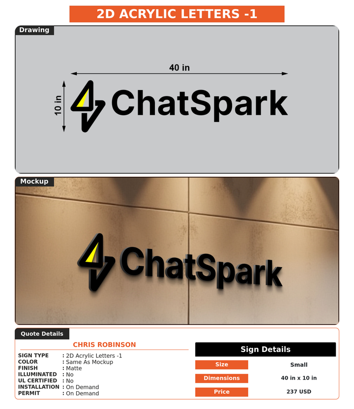 CUSTOM MOCKUP SIGN FOR Chris Robinson