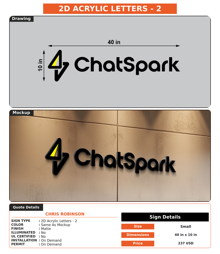 CUSTOM MOCKUP SIGN FOR Chris Robinson