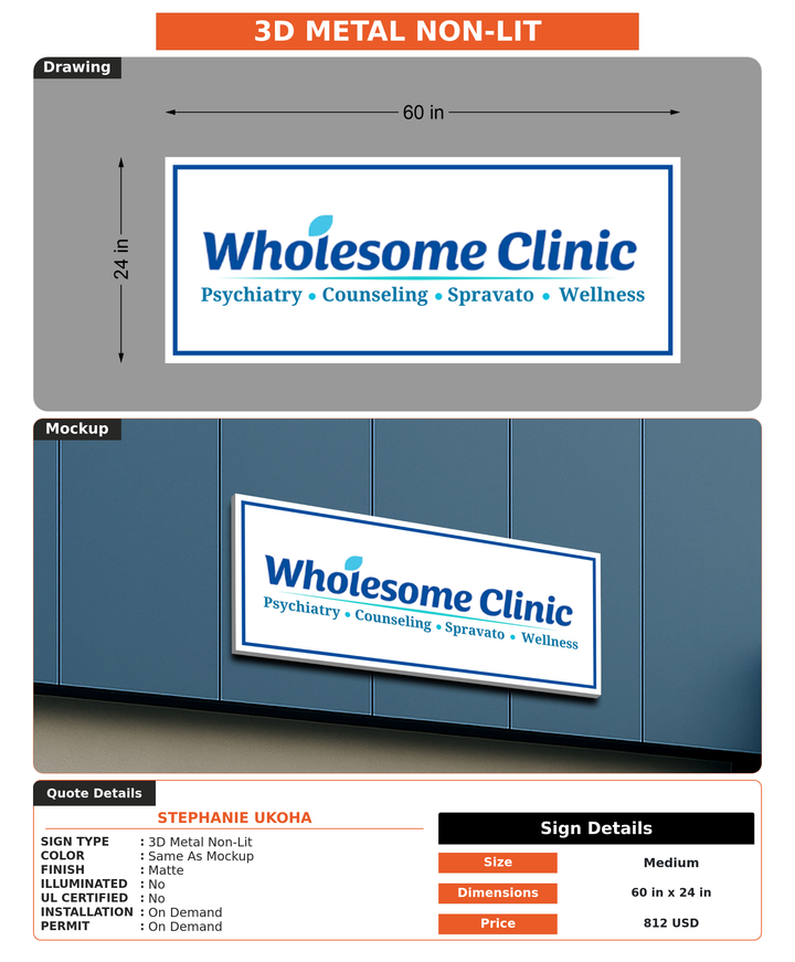 CUSTOM MOCKUP SIGN FOR Stephanie Ukoha