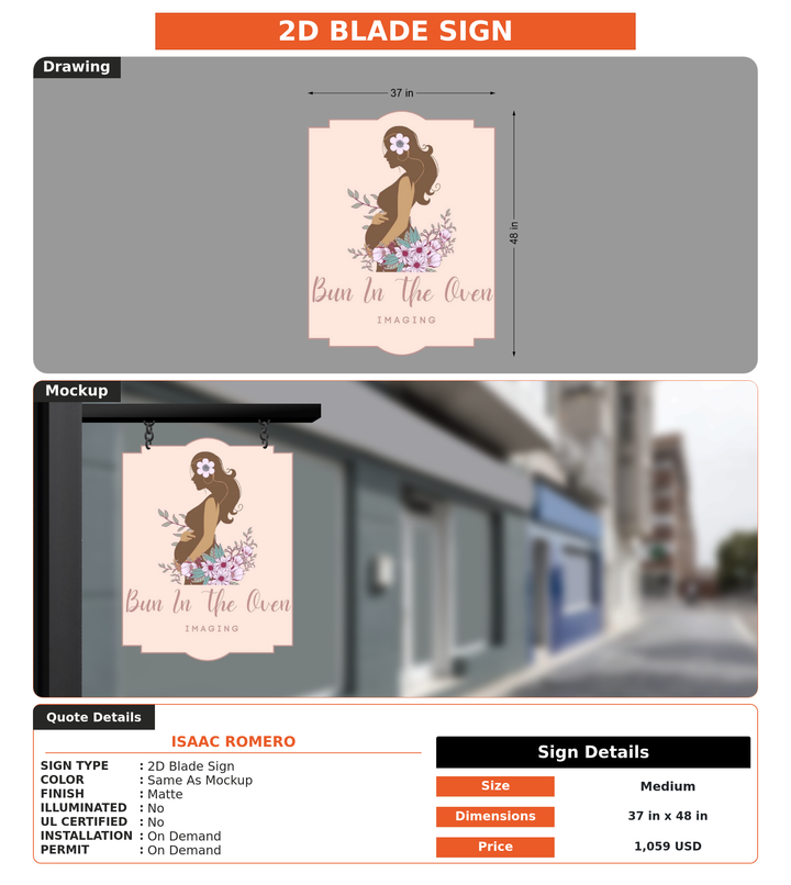 CUSTOM MOCKUP SIGN FOR Isaac romero