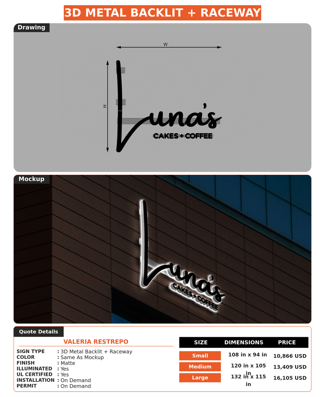CUSTOM MOCKUP SIGN FOR Valeria Restrepo