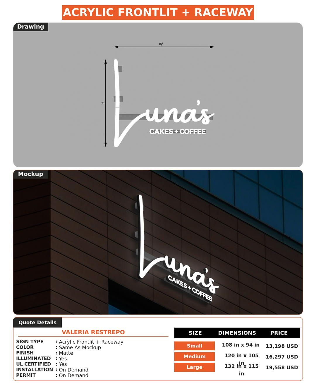 CUSTOM MOCKUP SIGN FOR Valeria Restrepo