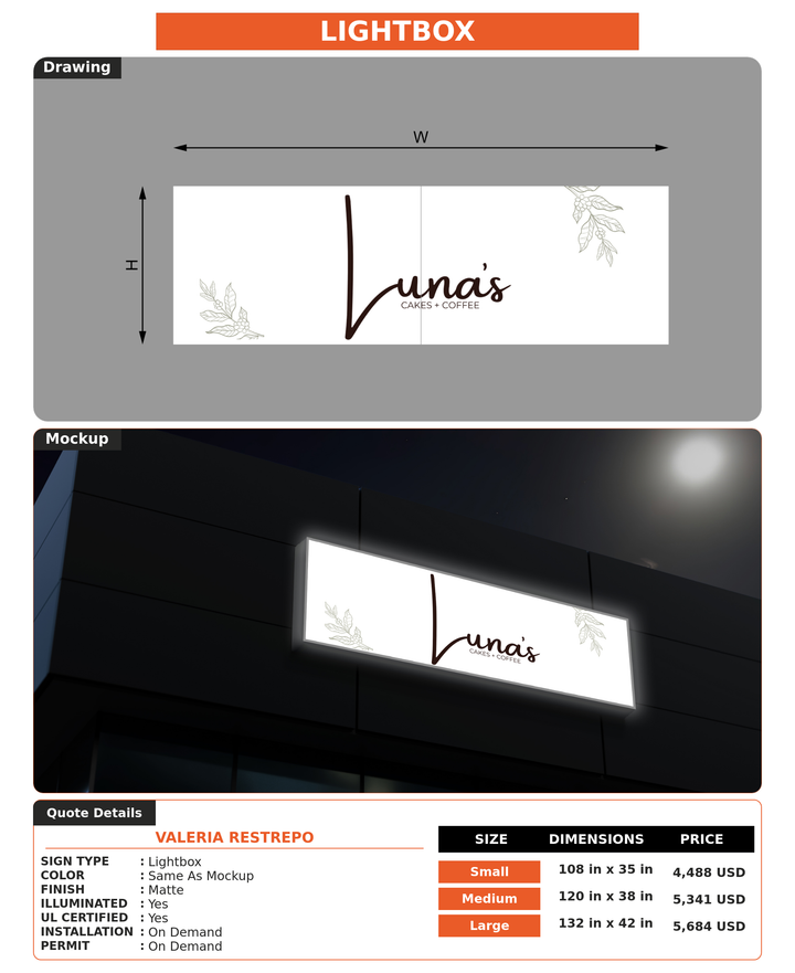 CUSTOM MOCKUP SIGN FOR Valeria Restrepo