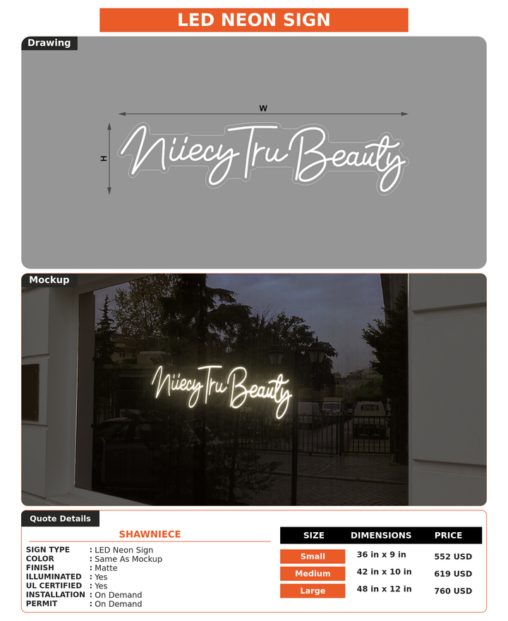 CUSTOM MOCKUP SIGN FOR shawniece