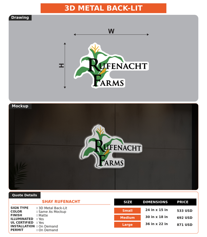 CUSTOM MOCKUP SIGN FOR Shay Rufenacht