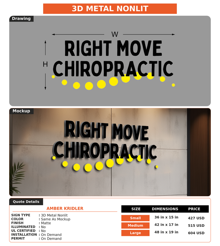 CUSTOM MOCKUP SIGN FOR Amber Kridler