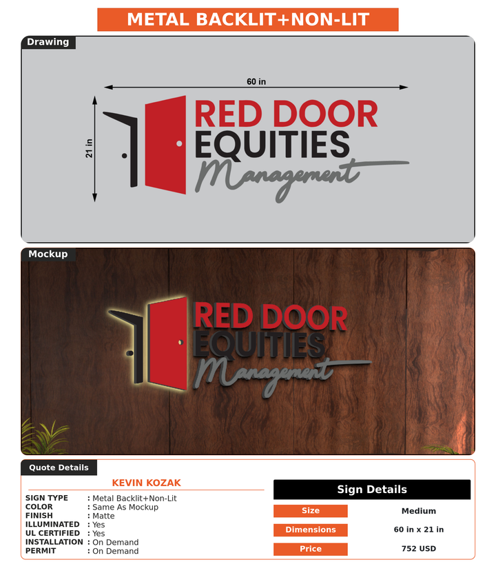 CUSTOM MOCKUP SIGN FOR Kevin Kozak