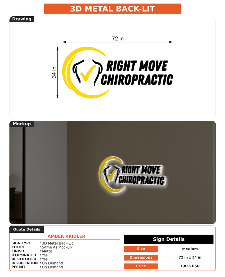 CUSTOM MOCKUP SIGN FOR Amber Kridler