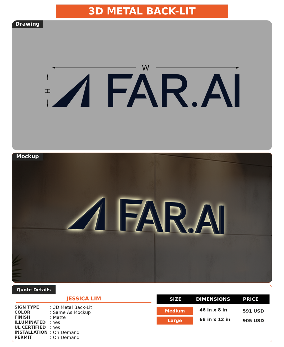 CUSTOM MOCKUP SIGN FOR Jessica Lim