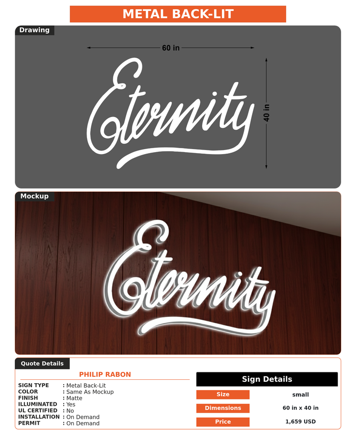 CUSTOM MOCKUP SIGN FOR Philip Rabon