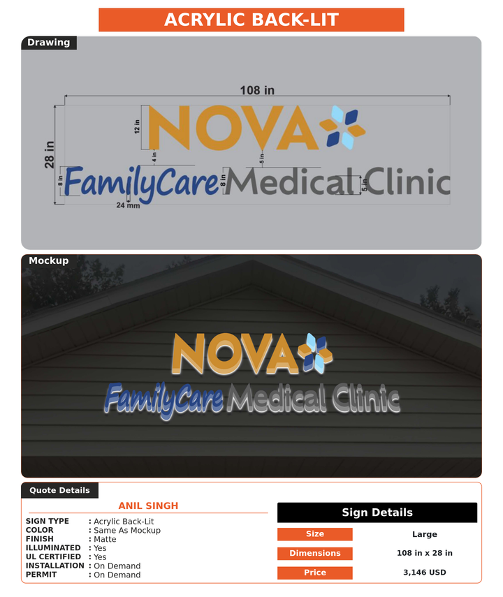 CUSTOM MOCKUP SIGN FOR Anil Singh