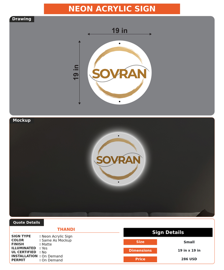 CUSTOM MOCKUP SIGN FOR Thandi