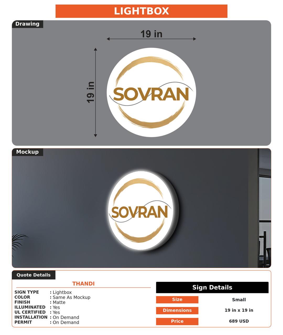 CUSTOM MOCKUP SIGN FOR Thandi