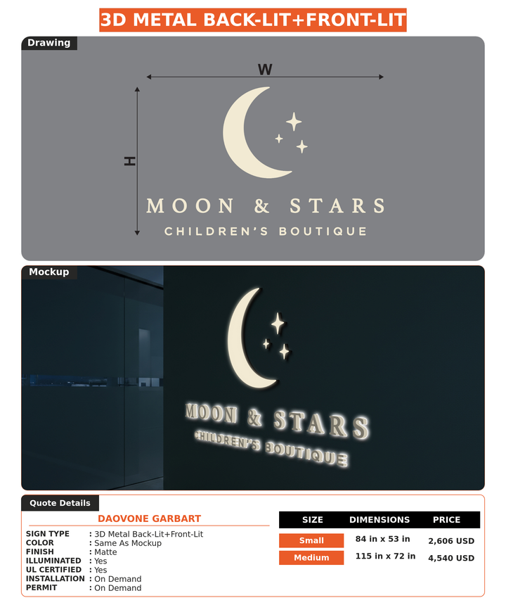 CUSTOM MOCKUP SIGN FOR Daovone Garbart