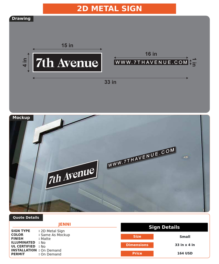 CUSTOM MOCKUP SIGN FOR Jenni