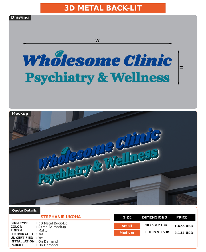 CUSTOM MOCKUP SIGN FOR Stephanie Ukoha