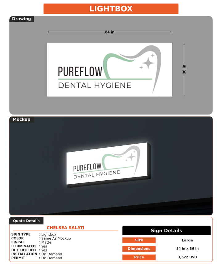 CUSTOM MOCKUP SIGN FOR chelsea salati