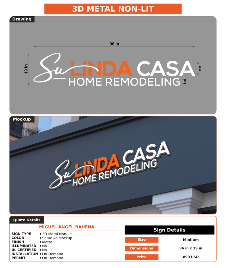 CUSTOM MOCKUP SIGN FOR miguel angel bahena